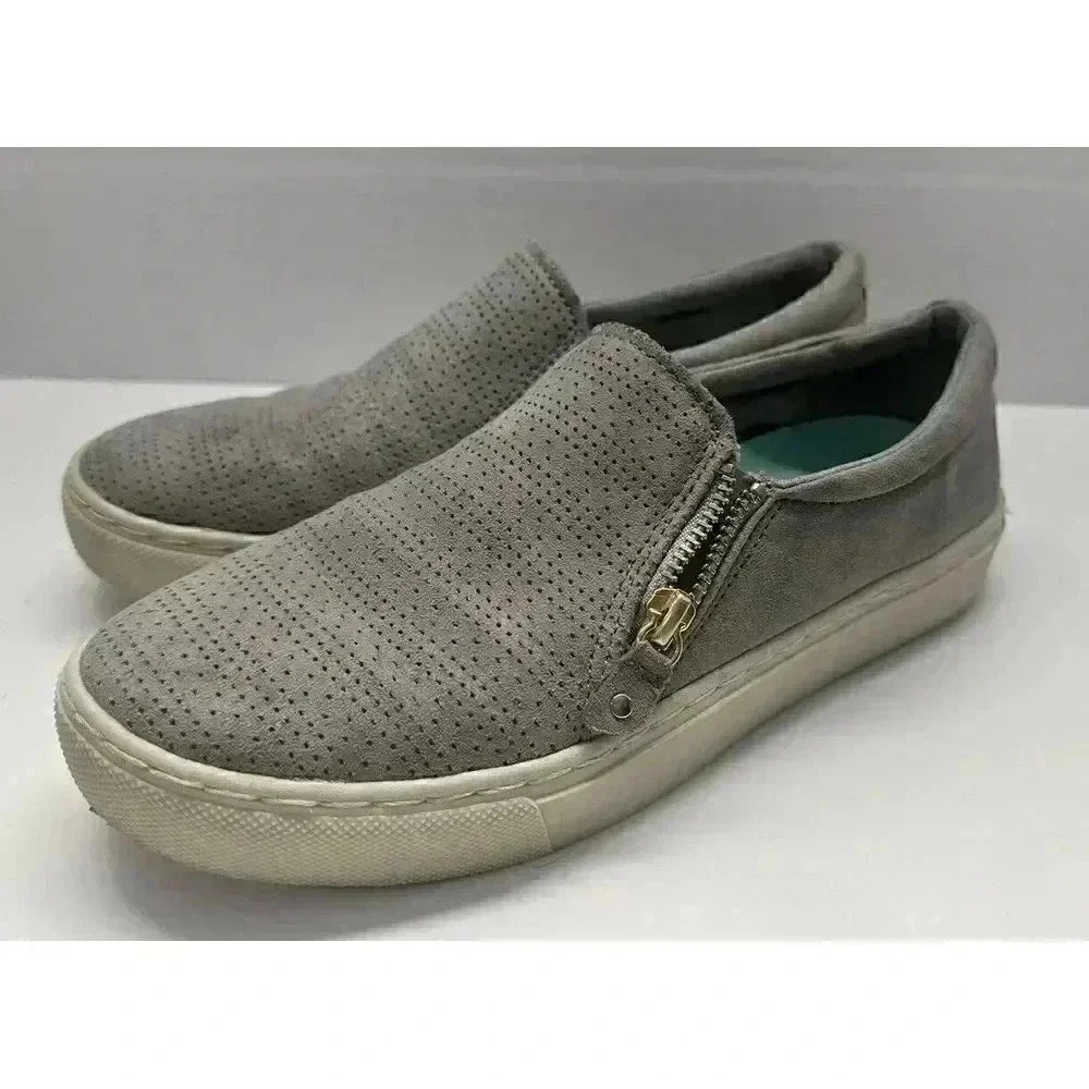 Dr. Scholl's Women's No Chill Slip On Comfort Sneakers Gray Size 8